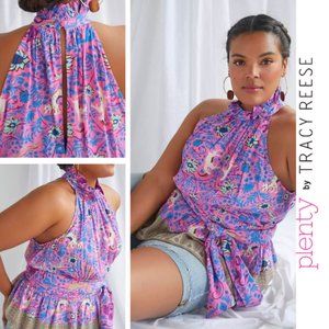 Ruffled Halter Top - Plenty by Tracy Reese - M